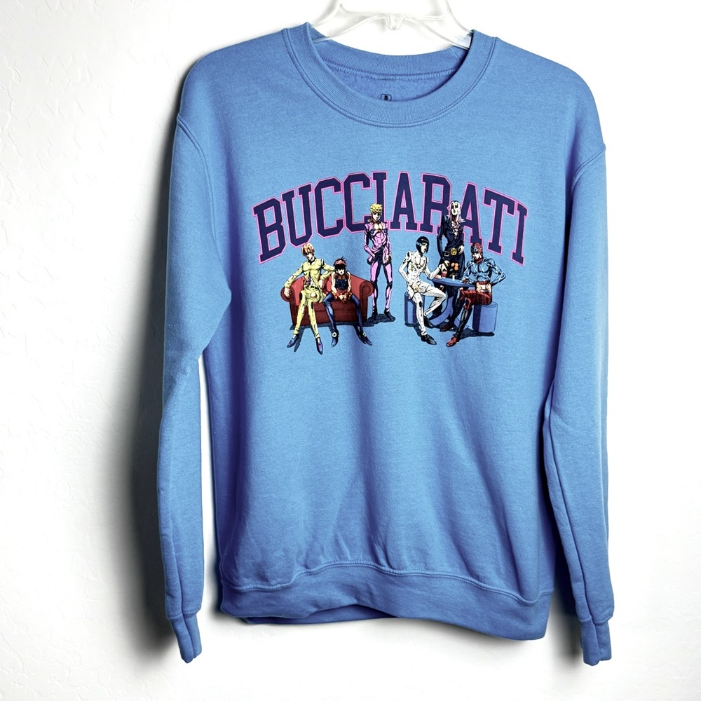 JoJo's‎ Bizarre Adventure Golden Wind Bruno Bucciarati manga cosmic sweatshirt S